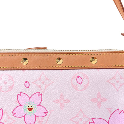 Louis Vuitton Monogram Cherry Blossom Pochette Accessories Pink 11 of 14