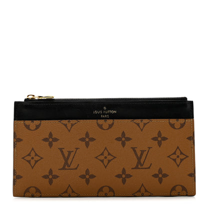 Louis Vuitton Reverse Monogram Slim Purse 1 of 8