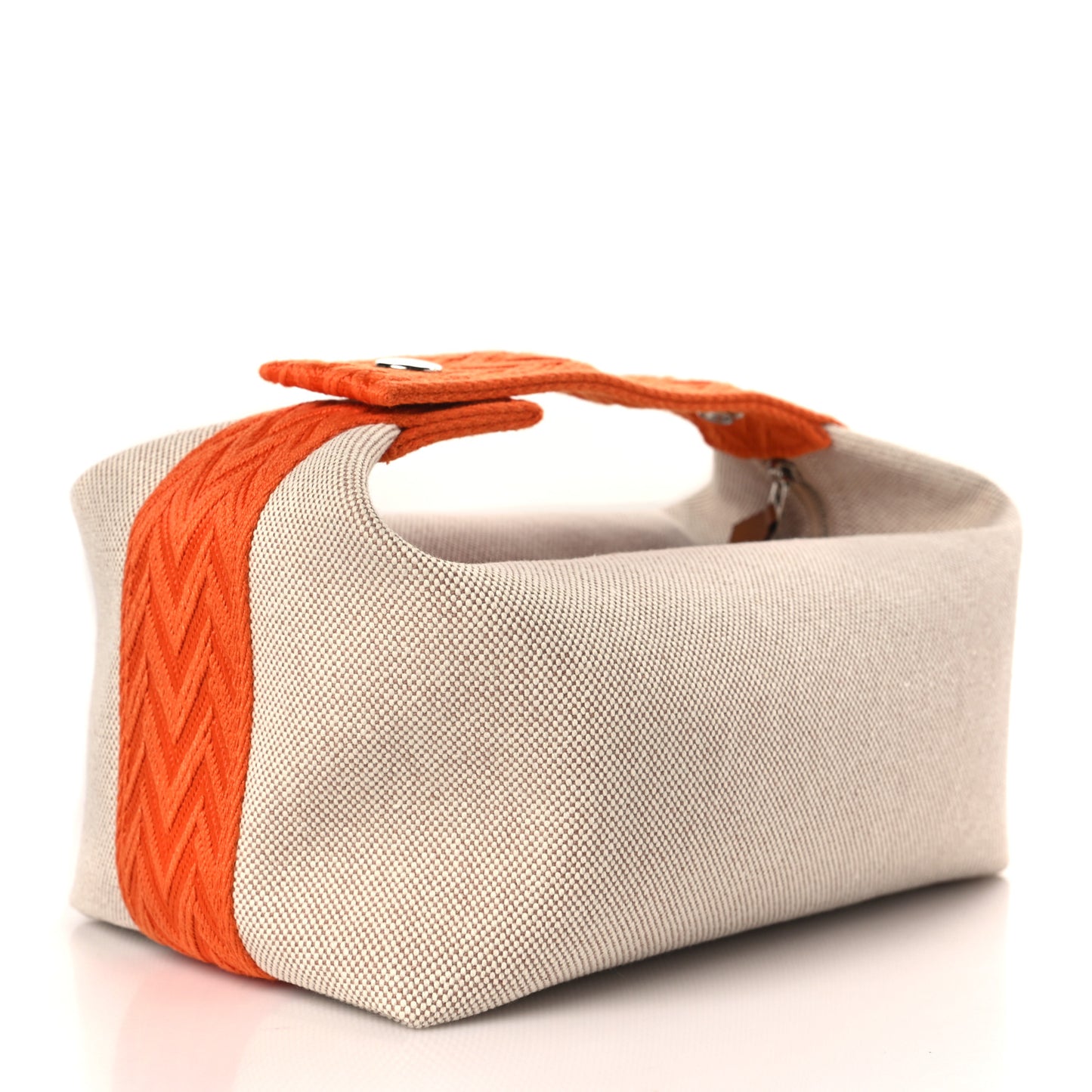 Canvas Small Bride-A-Brac Pouch Natural Orange