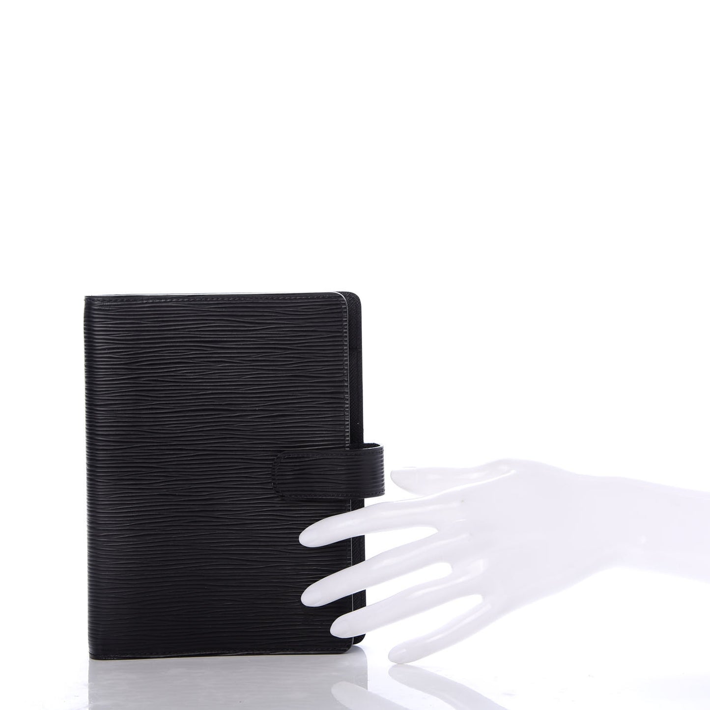 Epi Medium Ring Agenda Cover Black