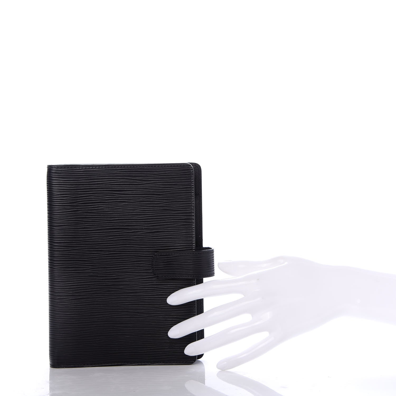Louis Vuitton Epi Medium Ring Agenda Cover Black 2 of 8