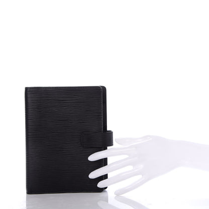 Louis Vuitton Epi Medium Ring Agenda Cover Black 2 of 8