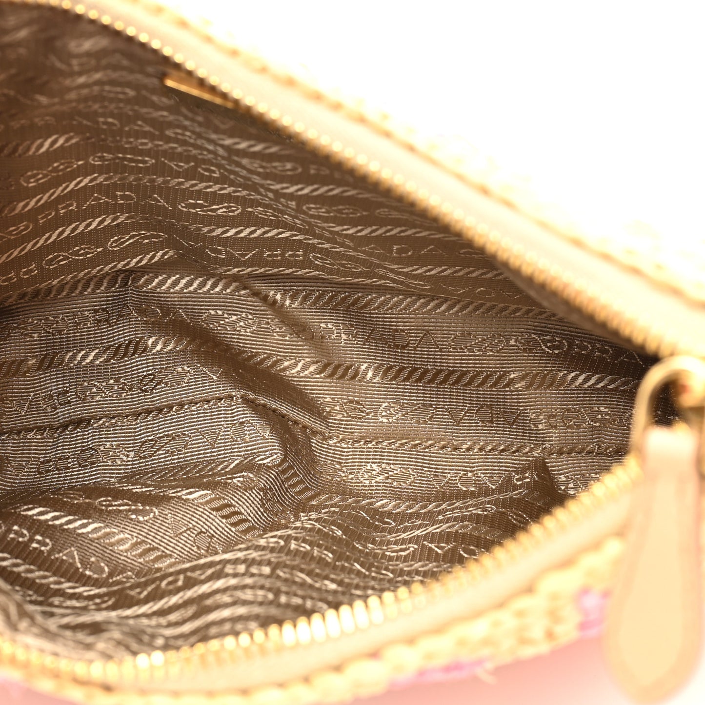 Yarn Raffia Effect Crochet Striped Re-Edition 2005 Shoulder Bag Naturale Petalo
