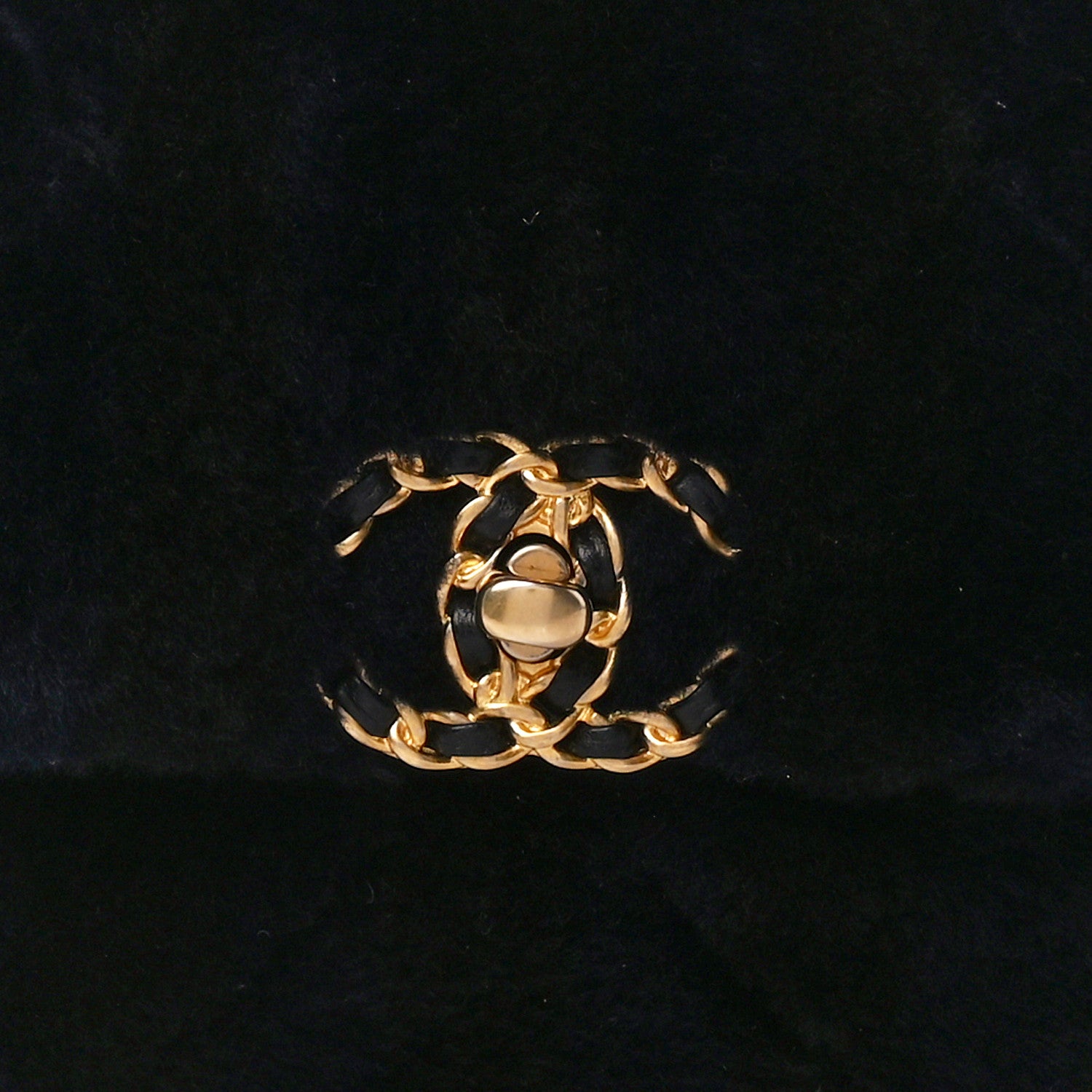 Chanel Shearling Striped Medium Chanel 19 Flap Blue Black 8 of 10