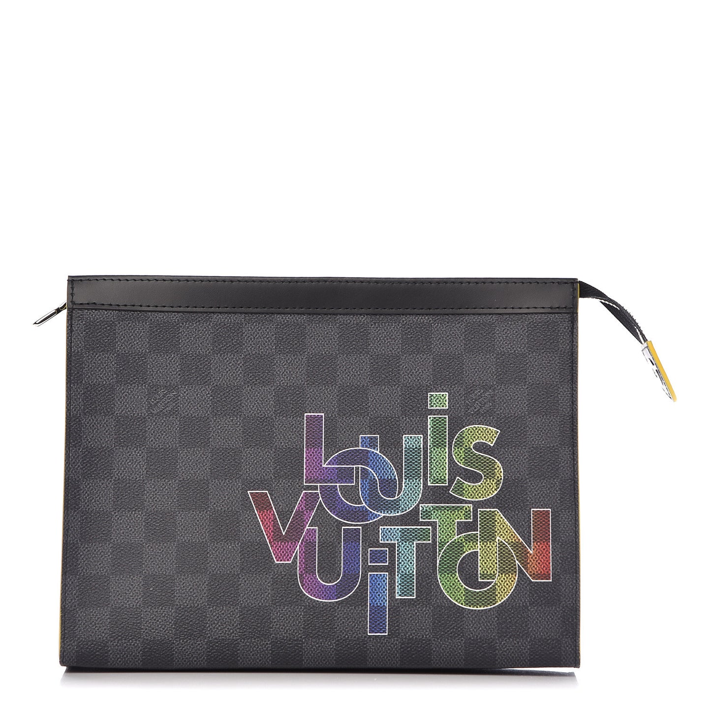 Damier Graphite Pochette Voyage MM Yellow