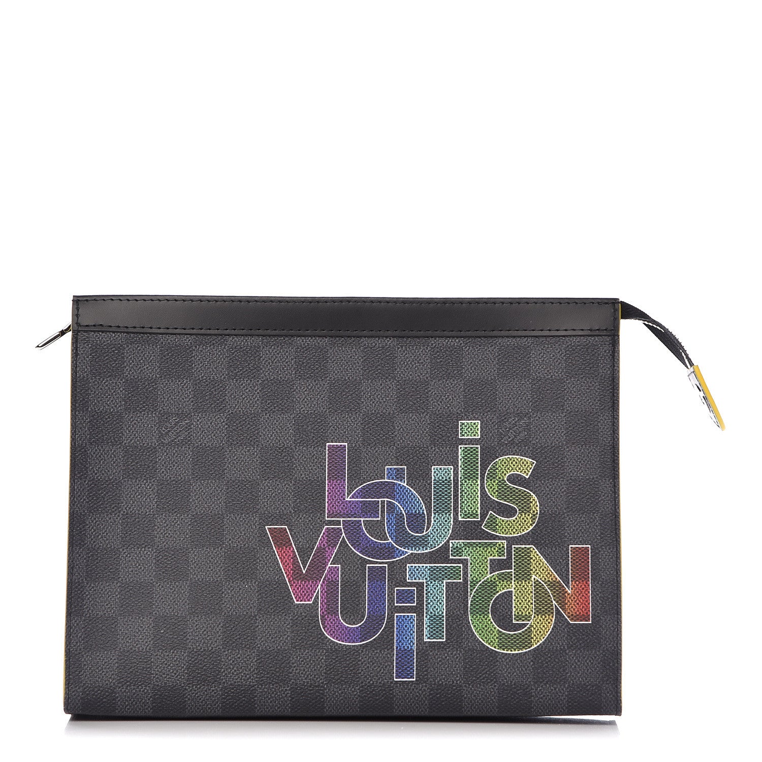 Louis Vuitton Damier Graphite Pochette Voyage MM Yellow 1 of 11