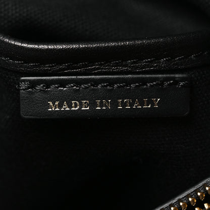 Burberry House Check Grainy Calfskin Medium Banner Tote Black 7 of 10
