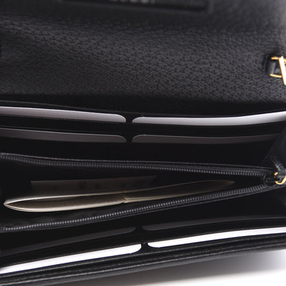 Gucci Calfskin Web Ophidia Wallet On Chain Black 4 of 10