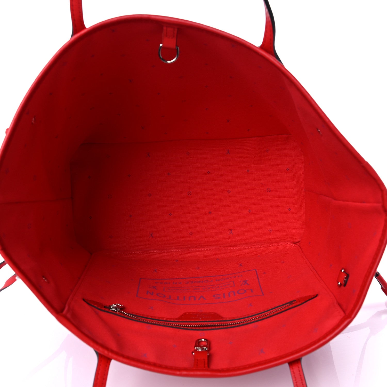 Louis Vuitton Monogram Escale Neverfull MM Rouge 5 of 11