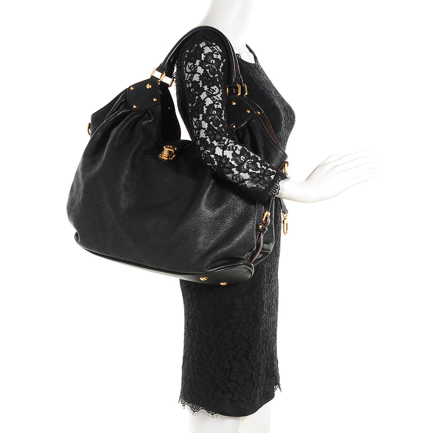 Louis Vuitton Mahina L Black 2 of 6
