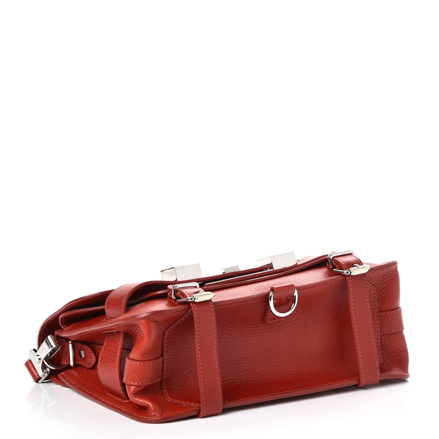 Calfskin PS11 Classic Shoulder Bag Red