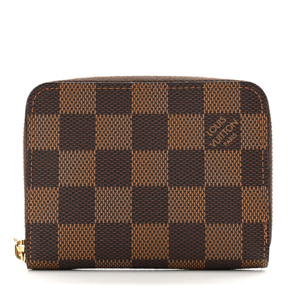 Louis Vuitton Damier Ebene Zippy Coin Purse 1 of 8