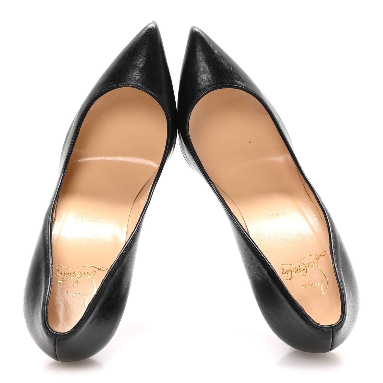 Christian Louboutin Shiny Nappa Pigalle 100 Pumps 36.5 Black 2 of 7