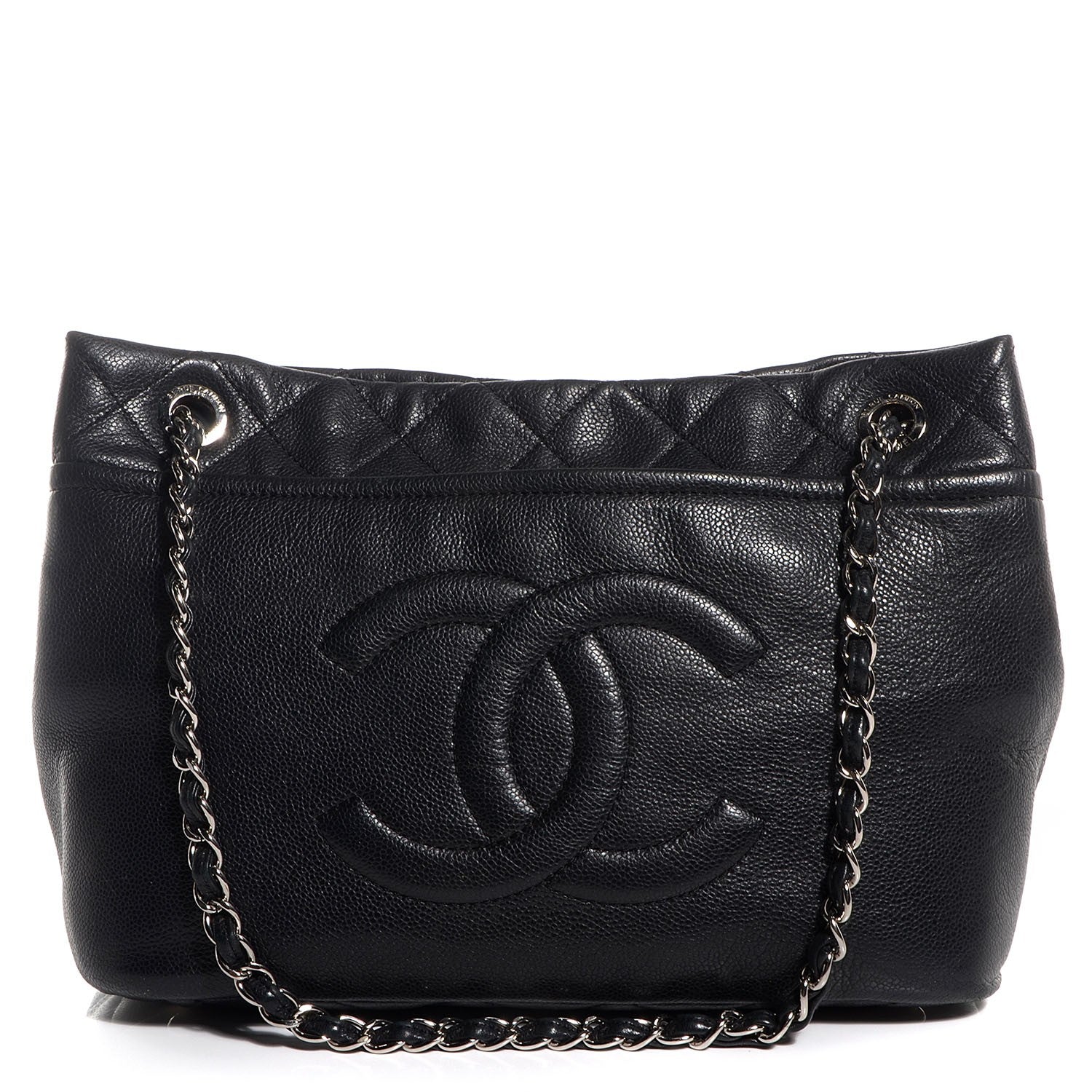 Chanel Caviar Large CC Timeless Soft Tote Black 1 of 7