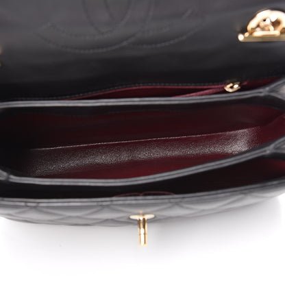 Chanel Lambskin Quilted Small Trendy CC Dual Handle Flap Bag Black 5 of 10