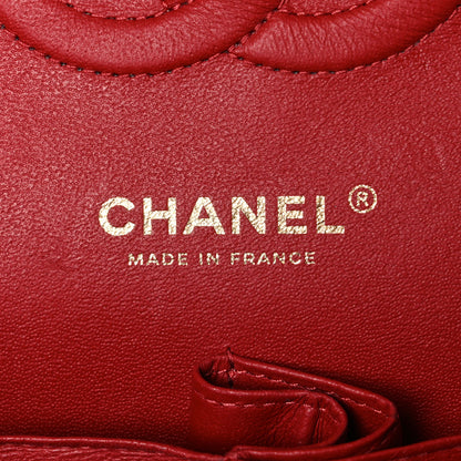 Chanel Caviar Quilted Medium Double Flap Red 6 of 11
