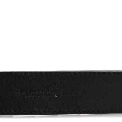 Bottega Veneta Nappa Intrecciato Belt 80 32 Black 3 of 7
