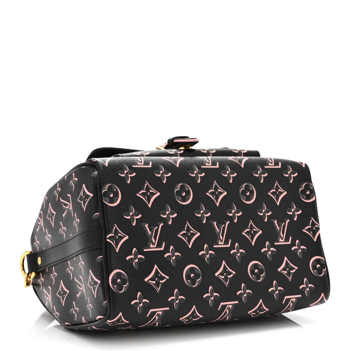 Louis Vuitton Monogram Fall for You Speedy Bandouliere 25 Black 4 of 9