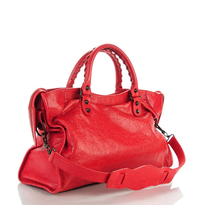Balenciaga Agneau Classic Hardware City Rouge Coquelicot 3 of 7