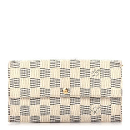 Louis Vuitton Damier Azur Sarah Wallet 1 of 9