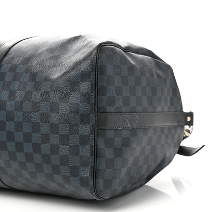 Louis Vuitton Damier Cobalt Keepall Bandouliere 55 10 of 15