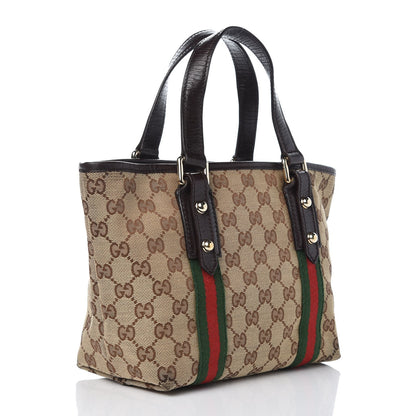 Gucci Monogram Small Jolicoeur Tote Dark Brown 3 of 8