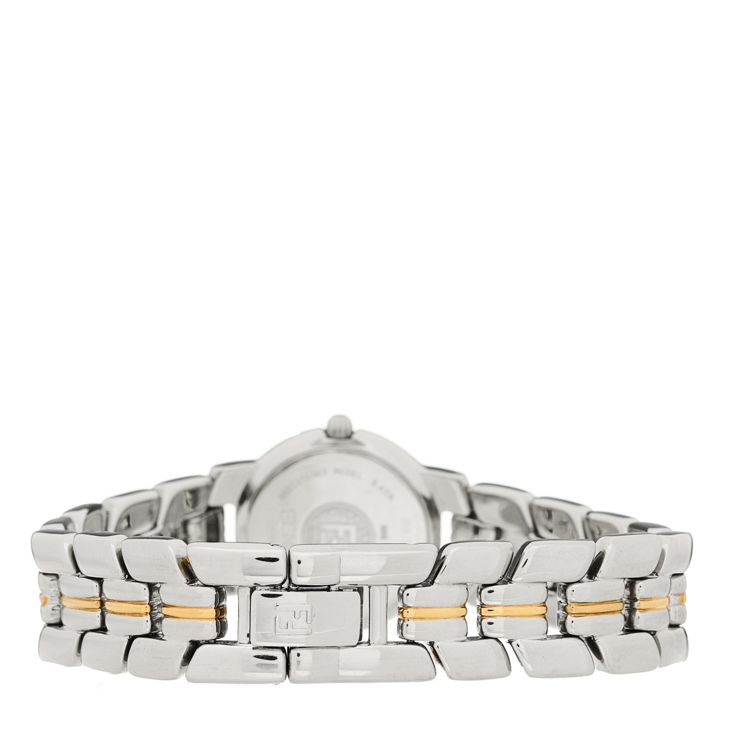 Fendi Stainless Steel Diamond Mother of Pearl 25mm 980L Quartz Watch 3 of 4
