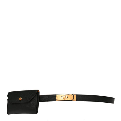 Hermes Epsom Kelly Pocket Belt Black 1 of 9