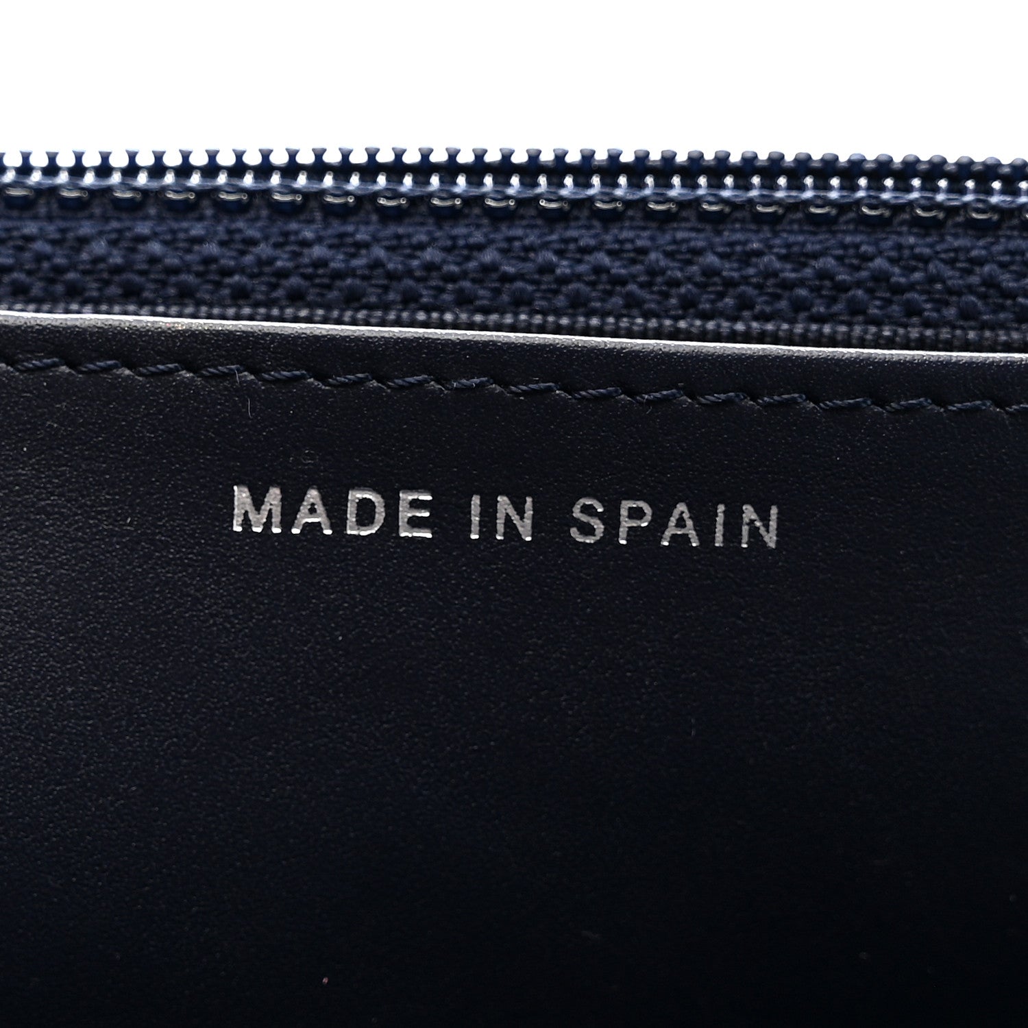 Chanel Caviar Quilted Wallet on Chain WOC Navy Blue 7 of 11