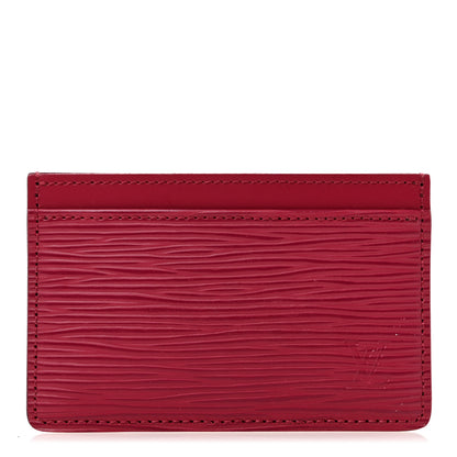 Louis Vuitton Epi Card Holder Fuchsia 1 of 7