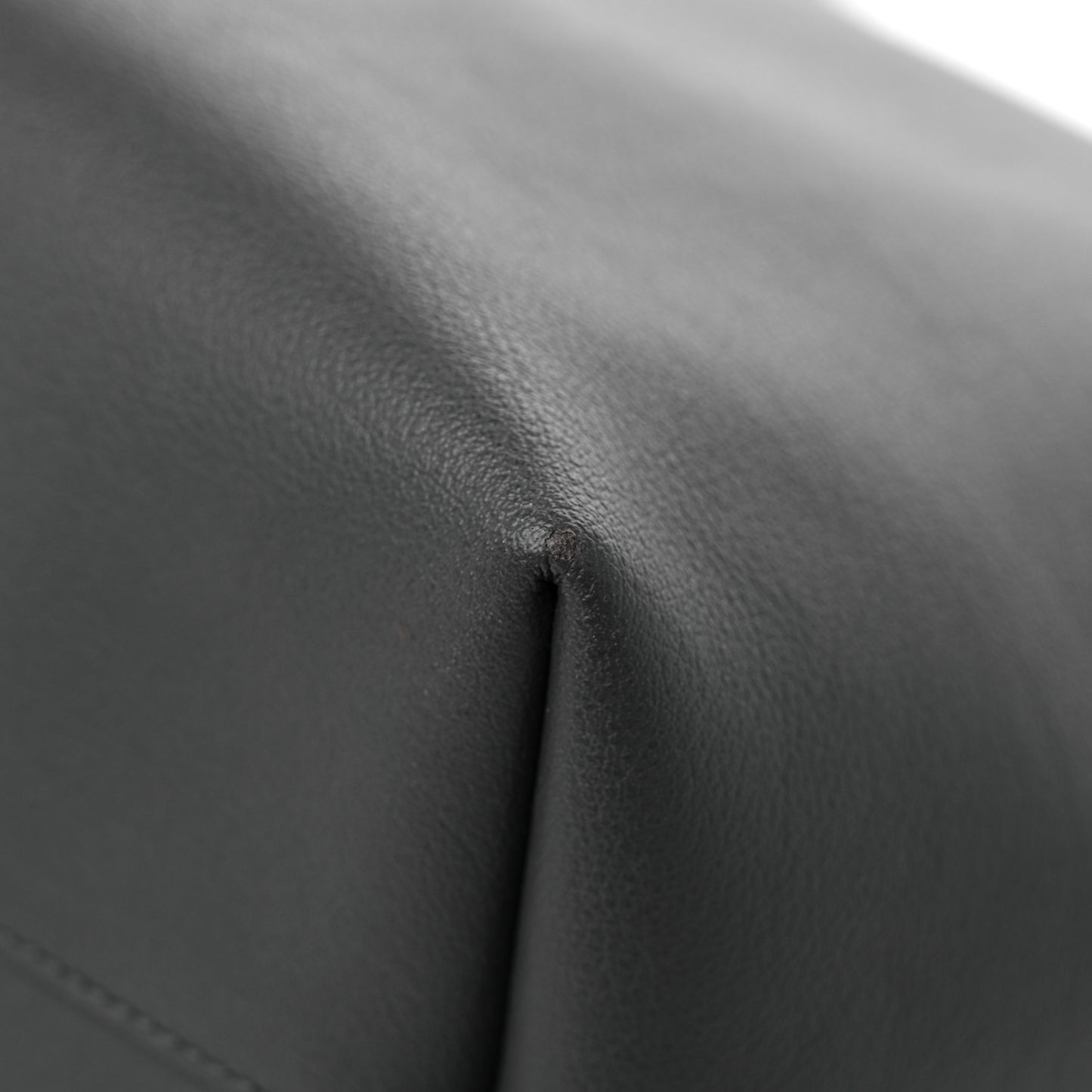 Calfskin Large Shopping Tote Fog