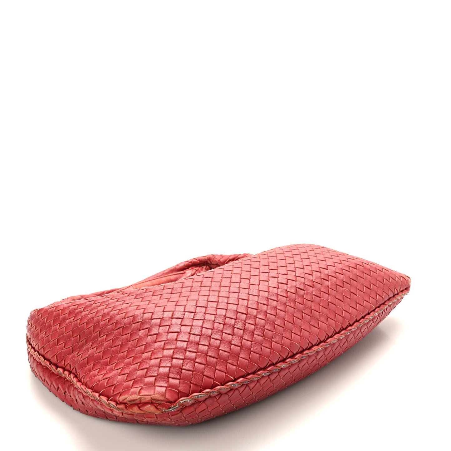 Nappa Intrecciato Large Veneta Hobo Brique