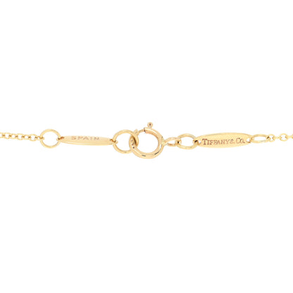 Tiffany 18K Yellow Gold Elsa Peretti Round Disc Pendant Necklace 4 of 5