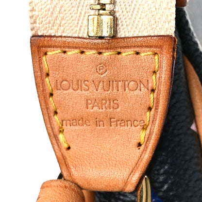 Louis Vuitton Monogram Multicolor Pochette Accessories Black 7 of 9