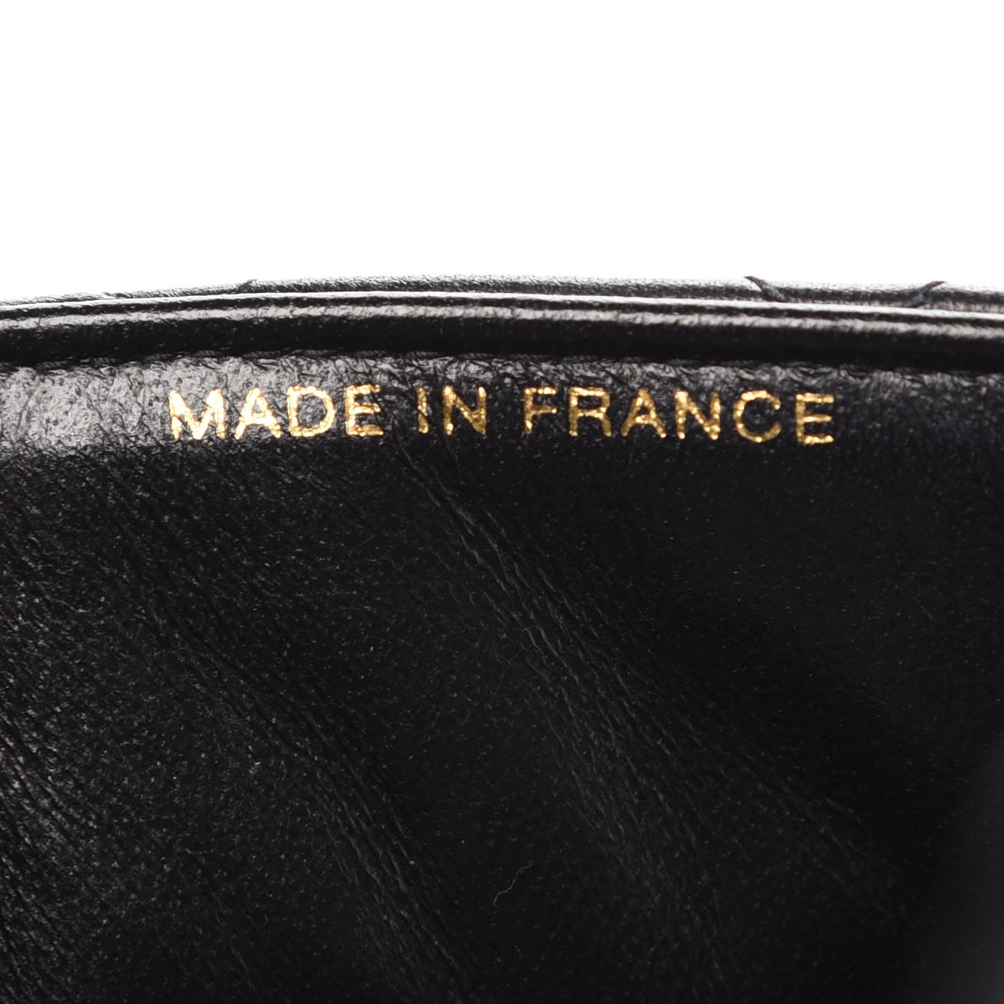 Lambskin Quilted Small Double Sided Flap Black
