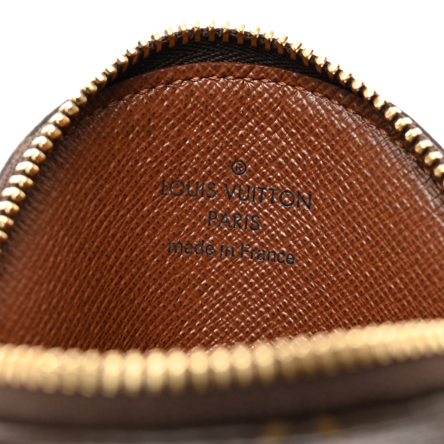 Monogram Round Coin Purse