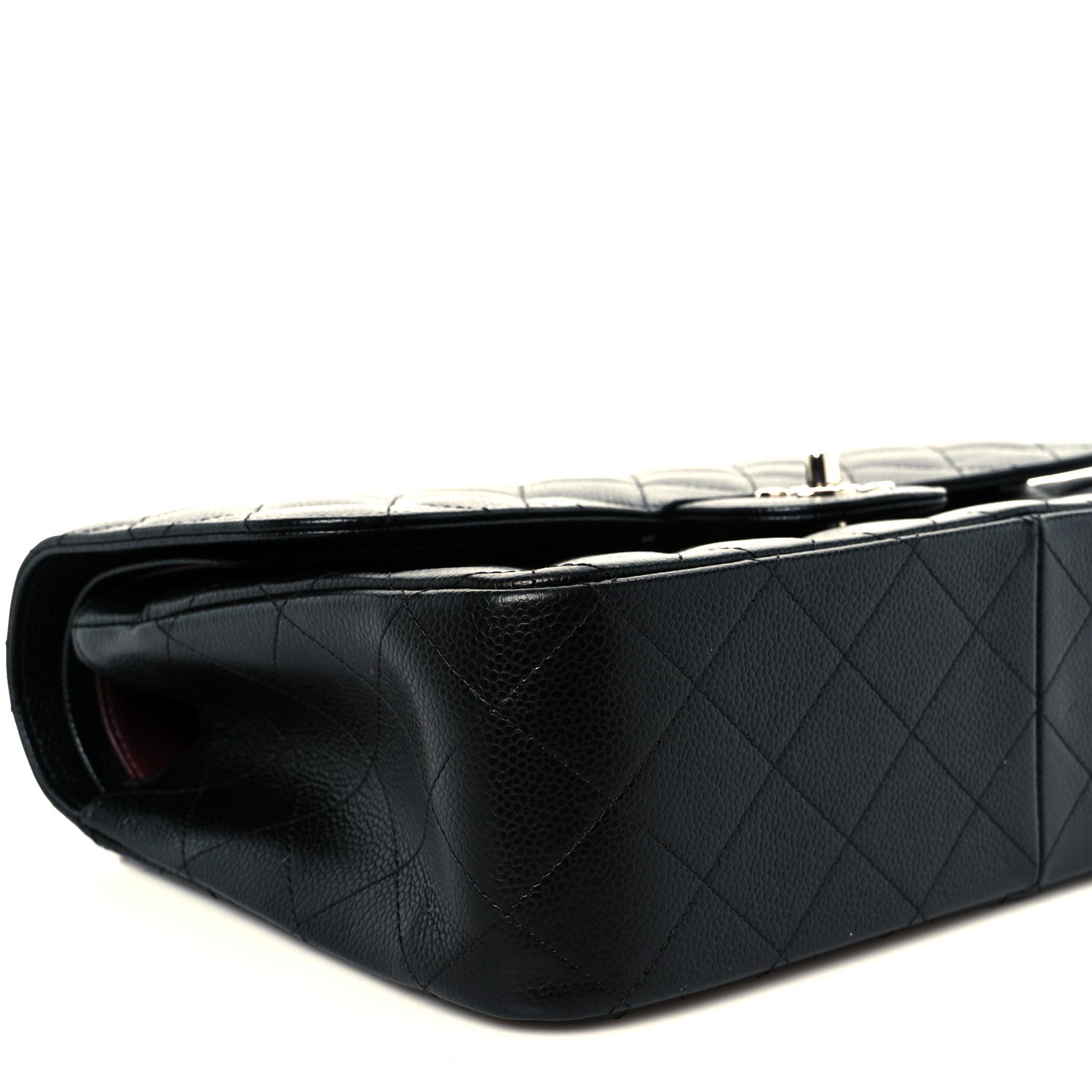 Chanel Caviar Quilted Jumbo Double Flap Black 10 of 12