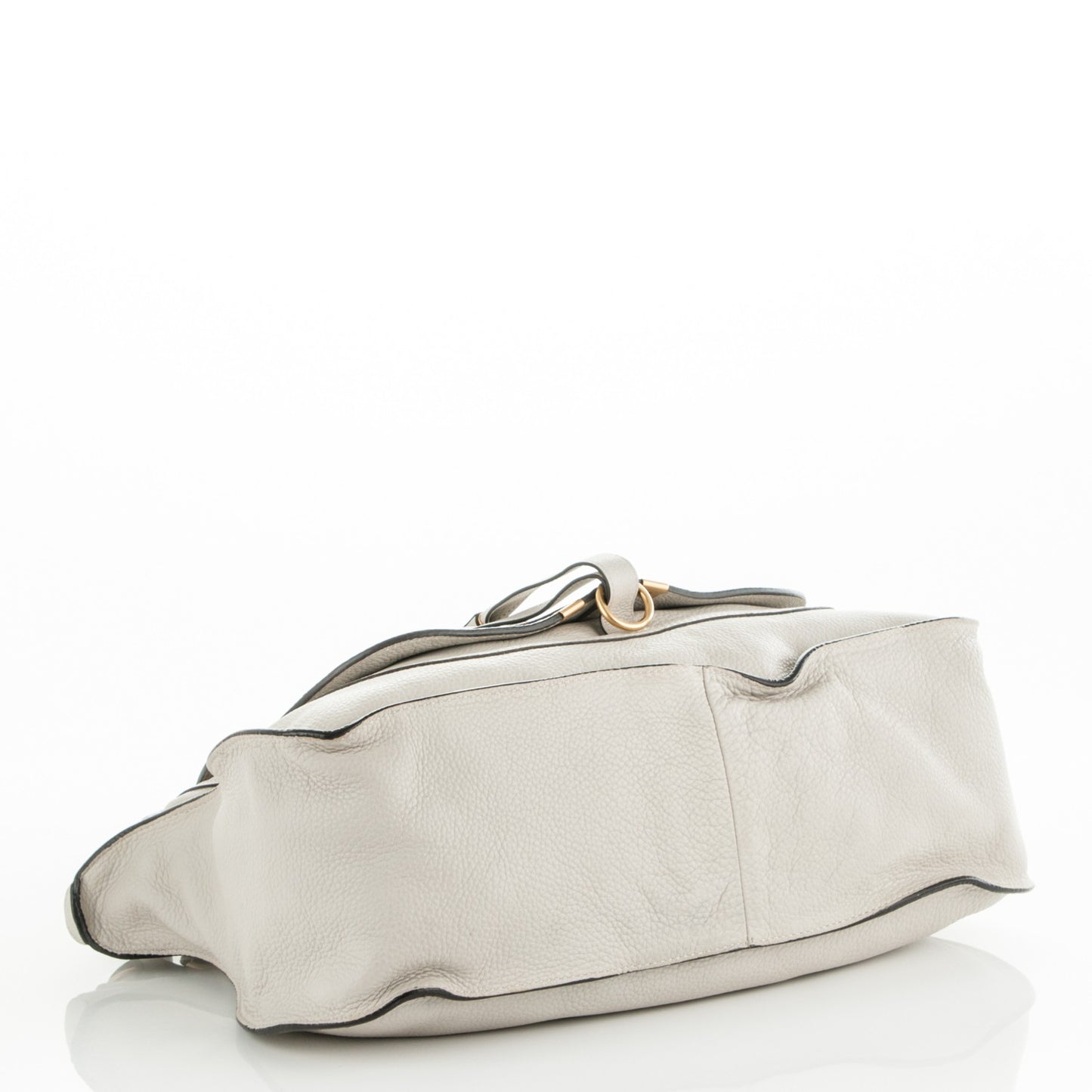 Calfskin Large Marcie Satchel Dove