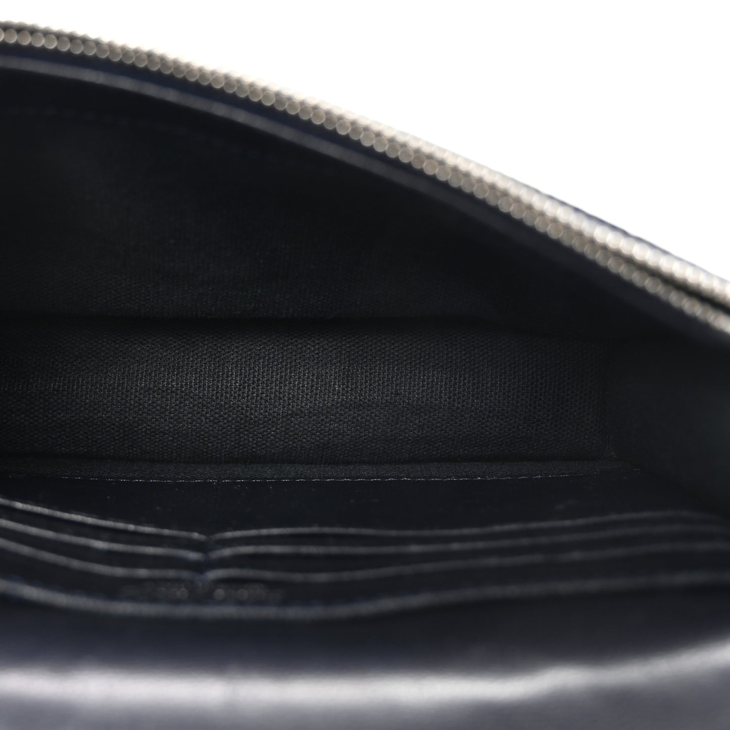 Calfskin Crocodile Embossed Palace Crossbody Navy