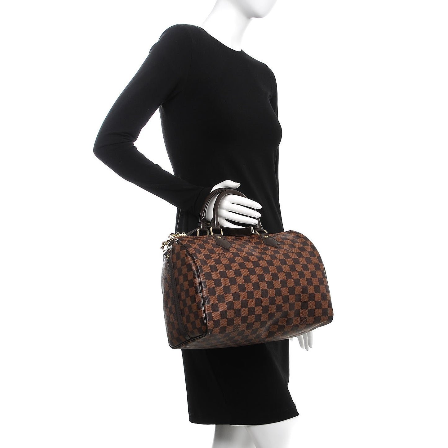 Damier Ebene Speedy Bandouliere 30