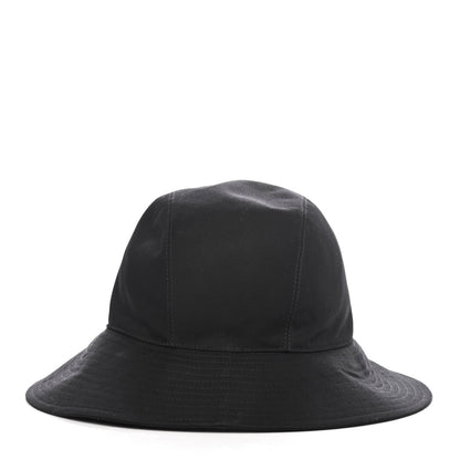 Hermes Linen Colette Hat 56 Black 1 of 4