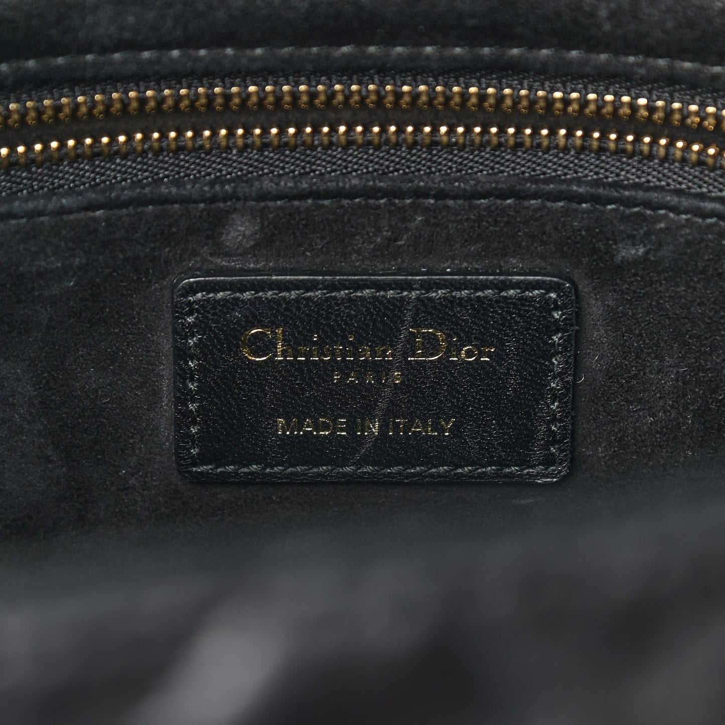 Lambskin Cannage Large Lady Dior Black