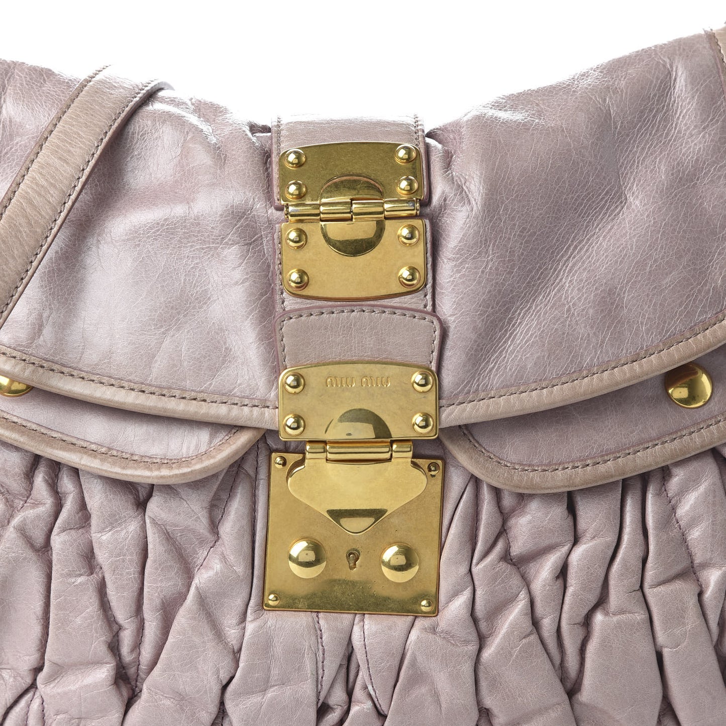 Nappa Matelasse Coffer Hobo Mughetto
