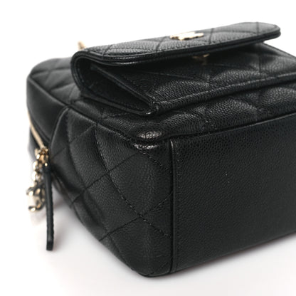 Chanel Caviar Quilted CC Mini Classic Backpack Black 8 of 10