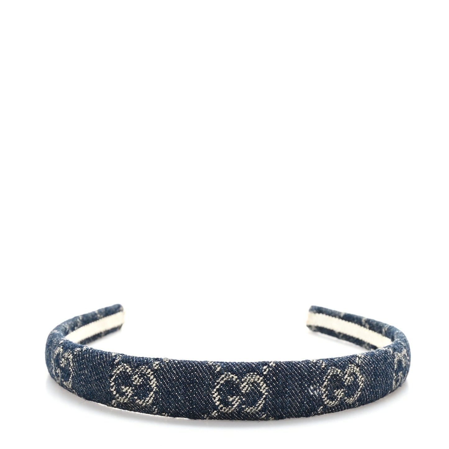 Denim Monogram Headband