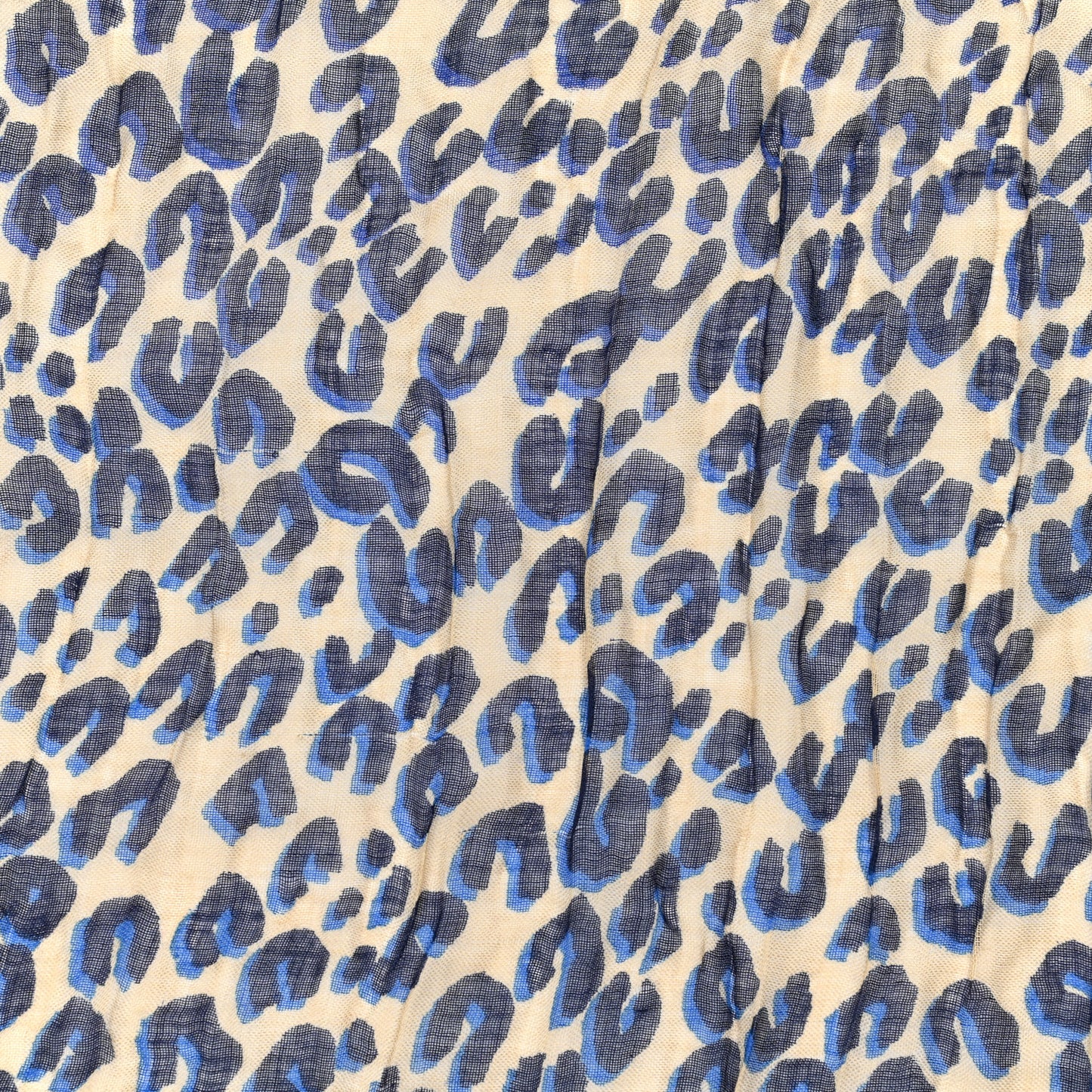 Cashmere Silk Leopard Etole Stole Multicolor