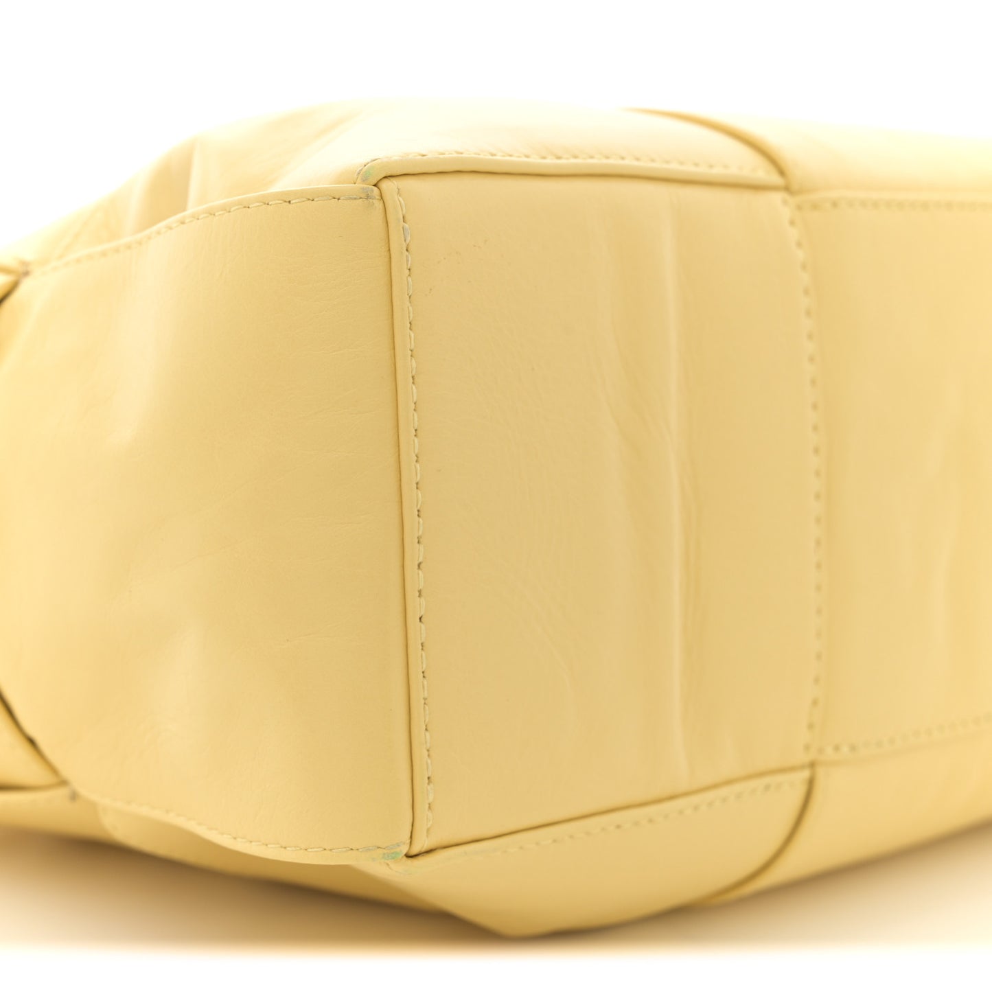 Paper Calfskin Maxi Intrecciato Arco Camera Bag Butter