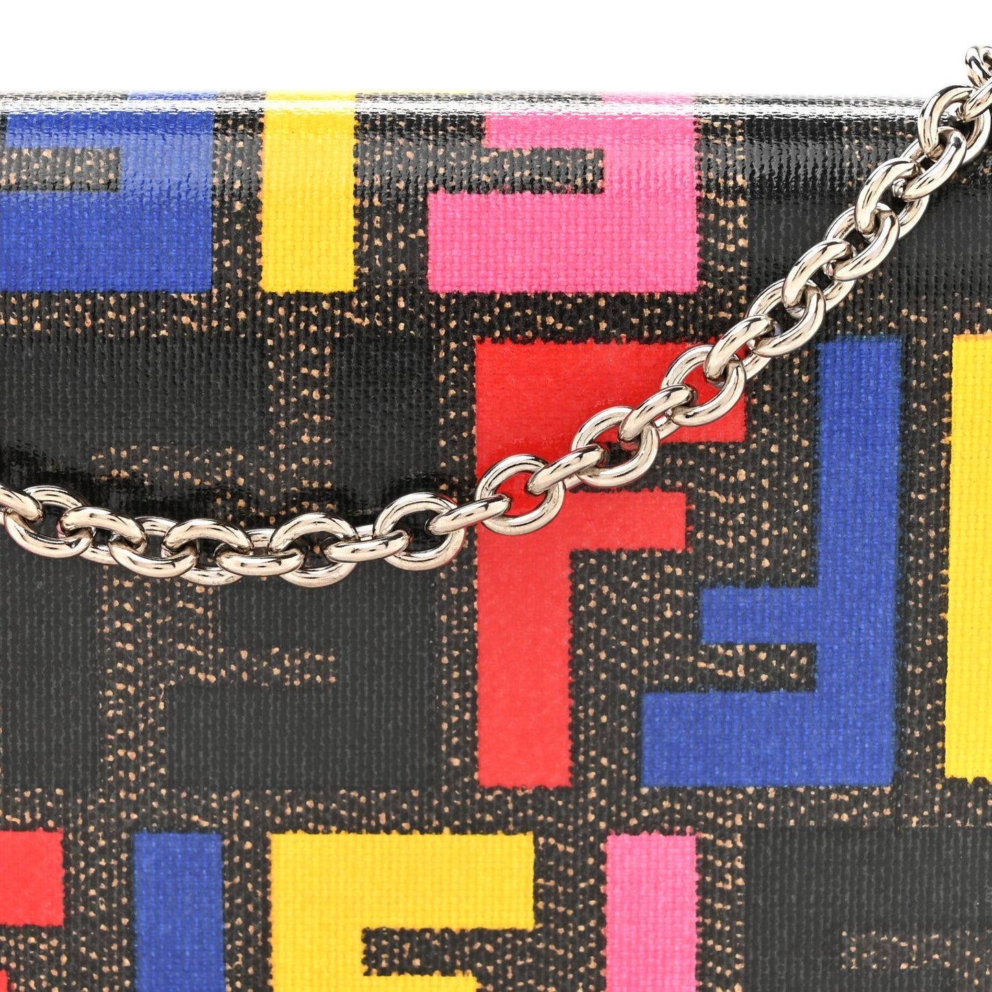 Zucca Spalmati Long Wallet On Chain Multicolor