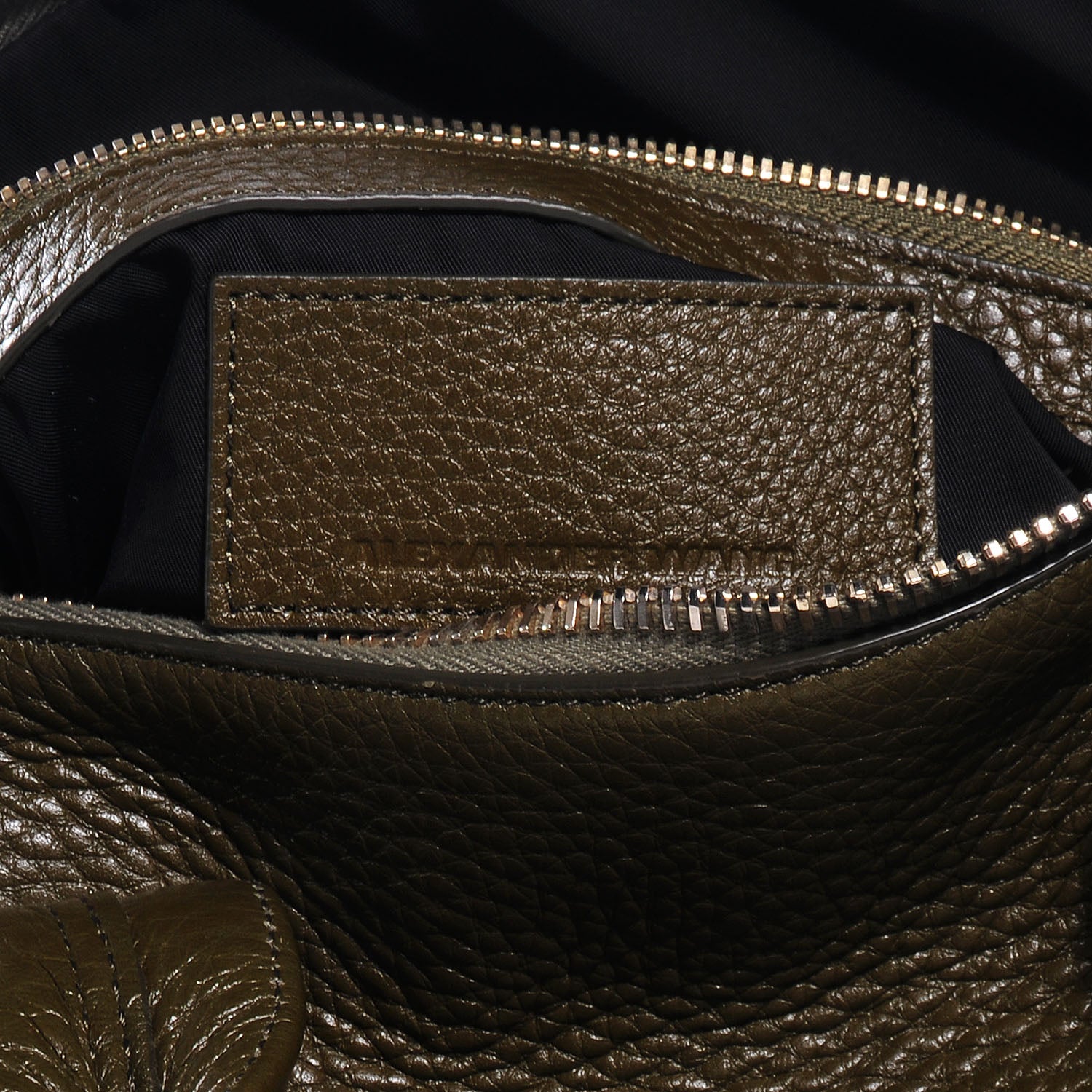 Alexander Wang Leather Rocco Duffel Bag Olive 6 of 6