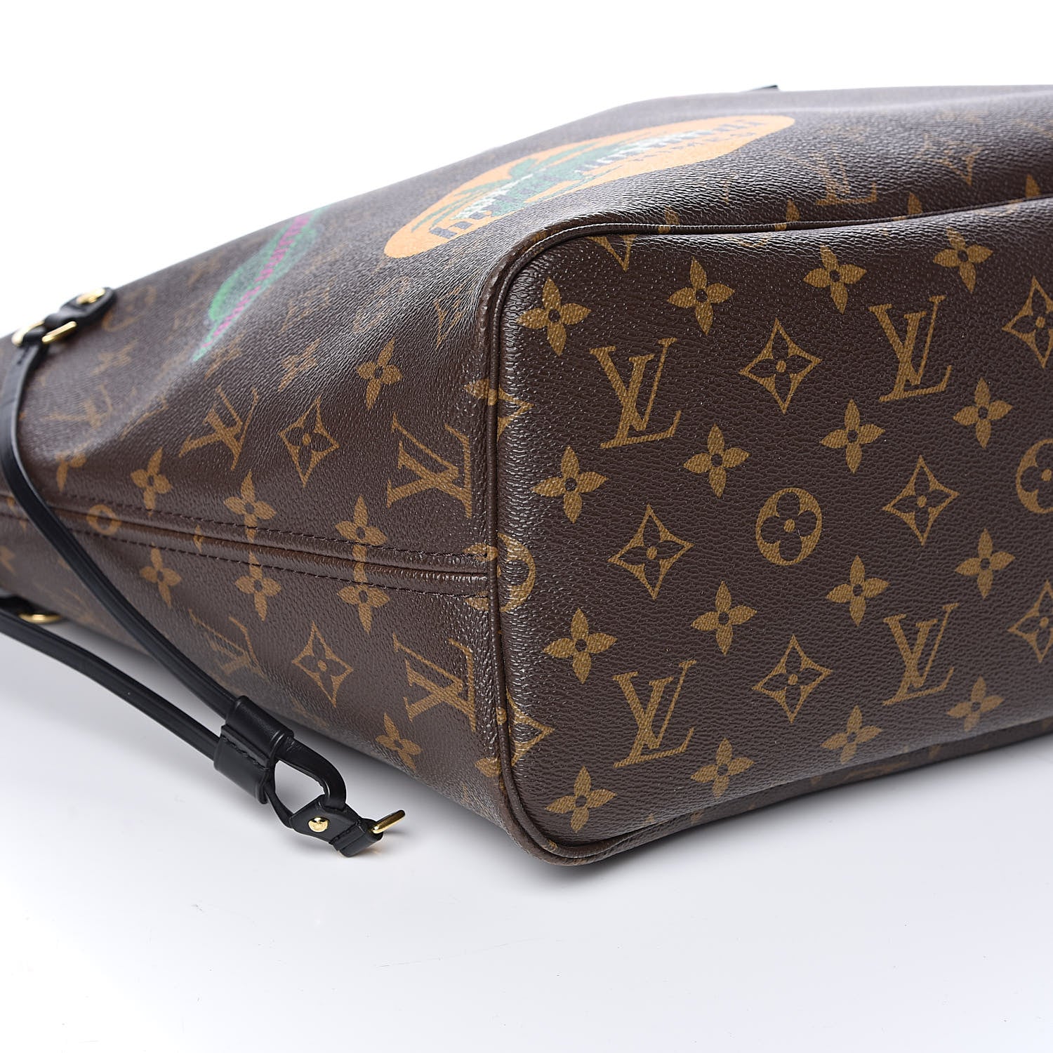 Louis Vuitton Monogram My LV World Tour Neverfull MM 9 of 11